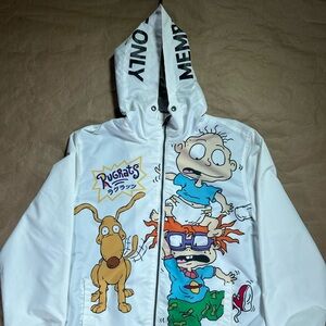 Members Only Jacket Nickelodeon Rug Rats Windbreaker Hoodie